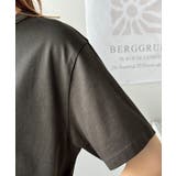 垢抜けた大人カジュアル。オーガニックコットン100％フロッキーロゴプリントTシャ… | Classical Elf  | 詳細画像47 