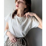 こなれ感たっぷり。オーガニックコットン100%胸元PAEAN刺繍Tシャツ(半袖) | Classical Elf | 詳細画像12