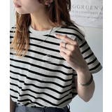 こなれ感たっぷり。オーガニックコットン100%胸元PAEAN刺繍Tシャツ(半袖) | Classical Elf | 詳細画像15