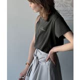 こなれ感たっぷり。オーガニックコットン100%胸元PAEAN刺繍Tシャツ(半袖) | Classical Elf | 詳細画像37