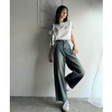 こなれ感たっぷり。オーガニックコットン100%胸元PAEAN刺繍Tシャツ(半袖) | Classical Elf | 詳細画像42