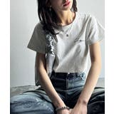 オートミール | こなれ感たっぷり。オーガニックコットン100%胸元PAEAN刺繍Tシャツ(半袖) | Classical Elf