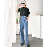 抜け感のある洗練デザイン。ラグランコンパクトスウェット風ニット(半袖) | Classical Elf | 詳細画像10