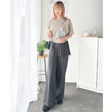 抜け感のある洗練デザイン。ラグランコンパクトスウェット風ニット(半袖) | Classical Elf | 詳細画像35