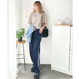 抜け感のある洗練デザイン。ラグランコンパクトスウェット風ニット(半袖) | Classical Elf | 詳細画像39