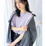 抜け感のある洗練デザイン。ラグランコンパクトスウェット風ニット(半袖) | Classical Elf | 詳細画像41