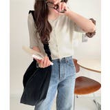 大人のこなれ感。シアーリブニット半袖カーディガン | Classical Elf | 詳細画像7