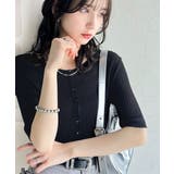 大人のこなれ感。シアーリブニット半袖カーディガン | Classical Elf | 詳細画像9