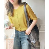 大人のこなれ感。シアーリブニット半袖カーディガン | Classical Elf | 詳細画像37