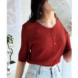 大人のこなれ感。シアーリブニット半袖カーディガン | Classical Elf | 詳細画像40