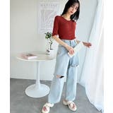 大人のこなれ感。シアーリブニット半袖カーディガン | Classical Elf | 詳細画像41