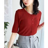 大人のこなれ感。シアーリブニット半袖カーディガン | Classical Elf | 詳細画像46