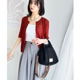 大人のこなれ感。シアーリブニット半袖カーディガン | Classical Elf | 詳細画像51