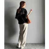 立体感のある刺繍がトレンドムード。paeanバック ウェーブコード刺繍 BIG刺繍 | Classical Elf | 詳細画像13