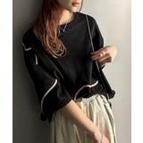 立体感のある刺繍がトレンドムード。paeanバック ウェーブコード刺繍 BIG刺繍 | Classical Elf | 詳細画像17