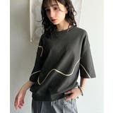 立体感のある刺繍がトレンドムード。paeanバック ウェーブコード刺繍 BIG刺繍 | Classical Elf | 詳細画像25