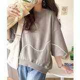 立体感のある刺繍がトレンドムード。paeanバック ウェーブコード刺繍 BIG刺繍 | Classical Elf | 詳細画像34