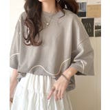 立体感のある刺繍がトレンドムード。paeanバック ウェーブコード刺繍 BIG刺繍 | Classical Elf | 詳細画像37