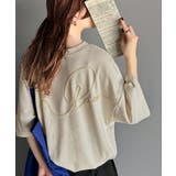 立体感のある刺繍がトレンドムード。paeanバック ウェーブコード刺繍 BIG刺繍 | Classical Elf | 詳細画像2