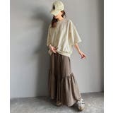 立体感のある刺繍がトレンドムード。paeanバック ウェーブコード刺繍 BIG刺繍 | Classical Elf | 詳細画像5