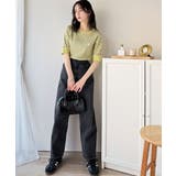 大人可愛いの新定番。袖リンガーボートネック胸刺繍ボーダーTシャツ(半袖) | Classical Elf | 詳細画像28