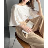 綿100%ヴィンテージウォッシュ☆前後2way刺繍ワイドネックTシャツ | Classical Elf | 詳細画像6