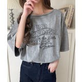 綿100%ヴィンテージウォッシュ☆前後2way刺繍ワイドネックTシャツ | Classical Elf | 詳細画像11