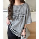 綿100%ヴィンテージウォッシュ☆前後2way刺繍ワイドネックTシャツ | Classical Elf | 詳細画像13