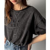 綿100%ヴィンテージウォッシュ☆前後2way刺繍ワイドネックTシャツ | Classical Elf | 詳細画像17