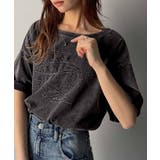 綿100%ヴィンテージウォッシュ☆前後2way刺繍ワイドネックTシャツ | Classical Elf | 詳細画像19