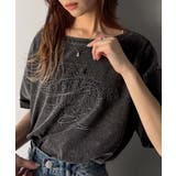 綿100%ヴィンテージウォッシュ☆前後2way刺繍ワイドネックTシャツ | Classical Elf | 詳細画像22