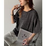 綿100%ヴィンテージウォッシュ☆前後2way刺繍ワイドネックTシャツ | Classical Elf | 詳細画像24