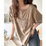綿100%ヴィンテージウォッシュ☆前後2way刺繍ワイドネックTシャツ | Classical Elf | 詳細画像28