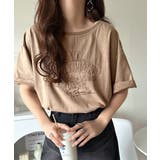 綿100%ヴィンテージウォッシュ☆前後2way刺繍ワイドネックTシャツ | Classical Elf | 詳細画像29