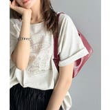 綿100%ヴィンテージウォッシュ☆前後2way刺繍ワイドネックTシャツ | Classical Elf | 詳細画像39