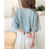 綿100%ヴィンテージウォッシュ☆前後2way刺繍ワイドネックTシャツ | Classical Elf | 詳細画像45