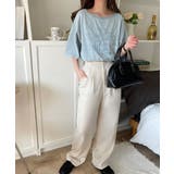 綿100%ヴィンテージウォッシュ☆前後2way刺繍ワイドネックTシャツ | Classical Elf | 詳細画像49