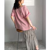 綿100%ヴィンテージウォッシュ☆前後2way刺繍ワイドネックTシャツ | Classical Elf | 詳細画像64