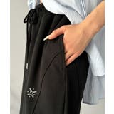 今季のイチオシ!ランダム刺繍裏毛スウェットワイドパンツ | Classical Elf | 詳細画像49