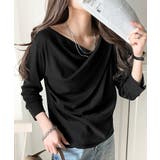 大人の上品映え。綿100%ドレープ5分袖プルオーバー | Classical Elf | 詳細画像11