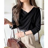 大人の上品映え。綿100%ドレープ5分袖プルオーバー | Classical Elf | 詳細画像16