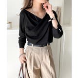 大人の上品映え。綿100%ドレープ5分袖プルオーバー | Classical Elf | 詳細画像17