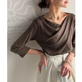 大人の上品映え。綿100%ドレープ5分袖プルオーバー | Classical Elf | 詳細画像19