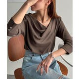 大人の上品映え。綿100%ドレープ5分袖プルオーバー | Classical Elf | 詳細画像22