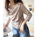 大人の上品映え。綿100%ドレープ5分袖プルオーバー | Classical Elf | 詳細画像34