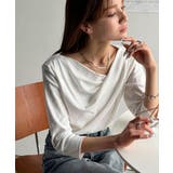 大人の上品映え。綿100%ドレープ5分袖プルオーバー | Classical Elf | 詳細画像1