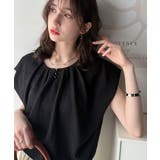 大人フェミニンな着映え。前後2wayタック使いバルーンブラウス | Classical Elf | 詳細画像17