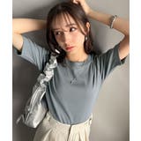 さりげなく華奢見せで大人の魅力アップ。5分袖リブコンパクトトップス | Classical Elf | 詳細画像64