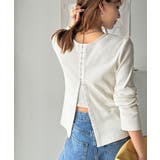 おしゃれ感を格上げ。綿100％前後2wayシルバーホック使いカーディガントップス… | Classical Elf  | 詳細画像7 