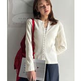 おしゃれ感を格上げ。綿100％前後2wayシルバーホック使いカーディガントップス… | Classical Elf  | 詳細画像8 